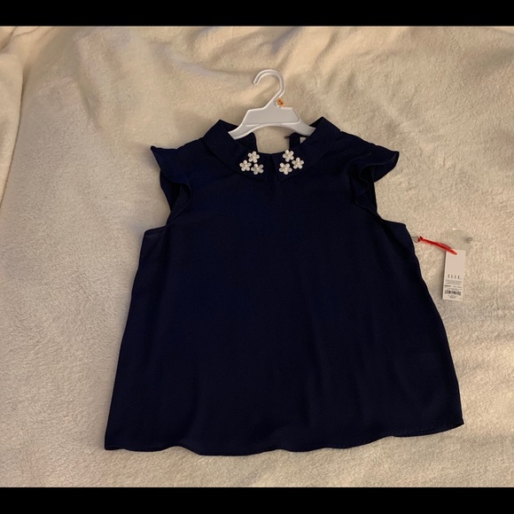 NWT 🔥 Elle collard shell sleeveless top - Picture 4 of 6